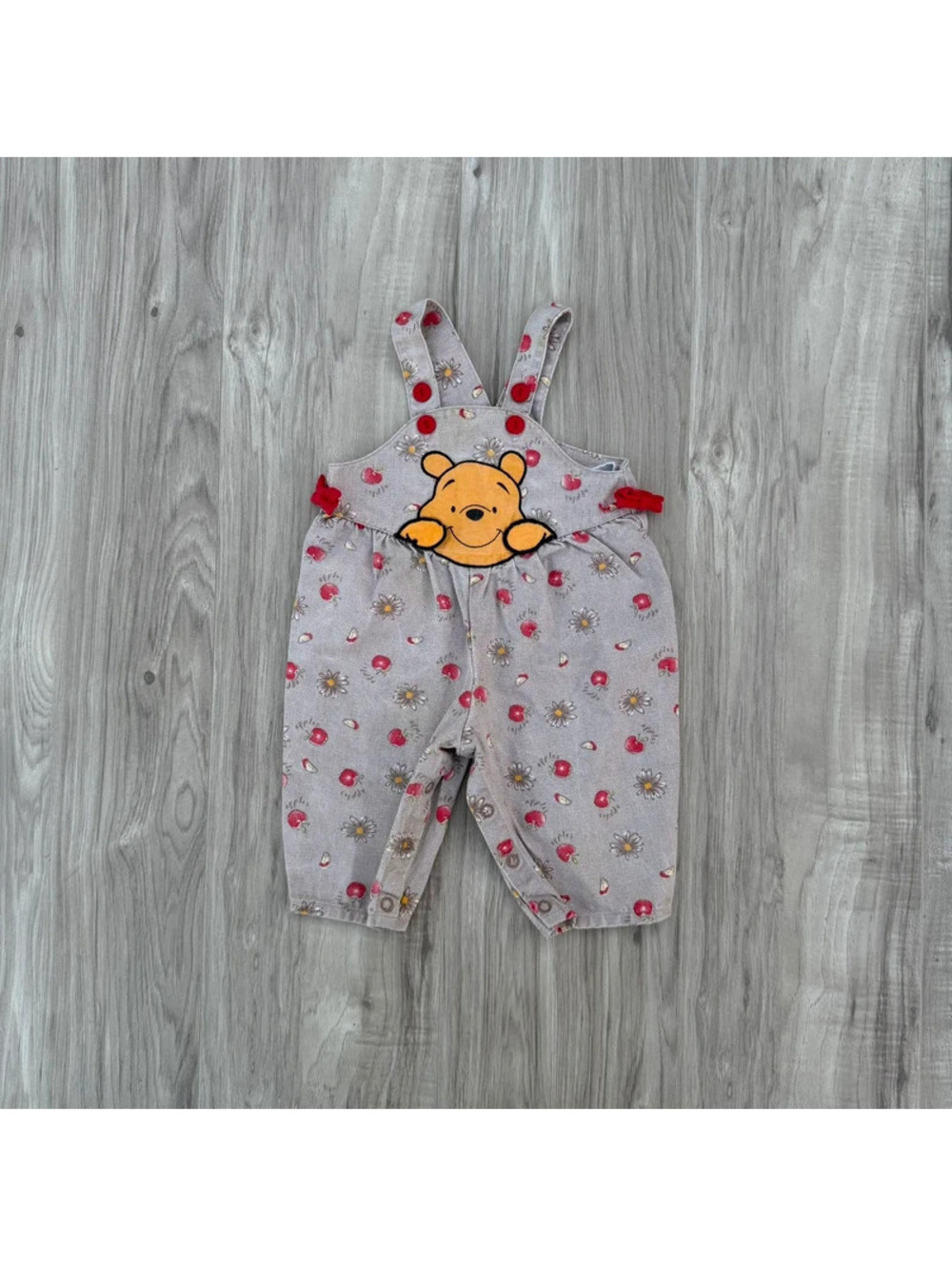 Winnie the Pooh vintage baby overall